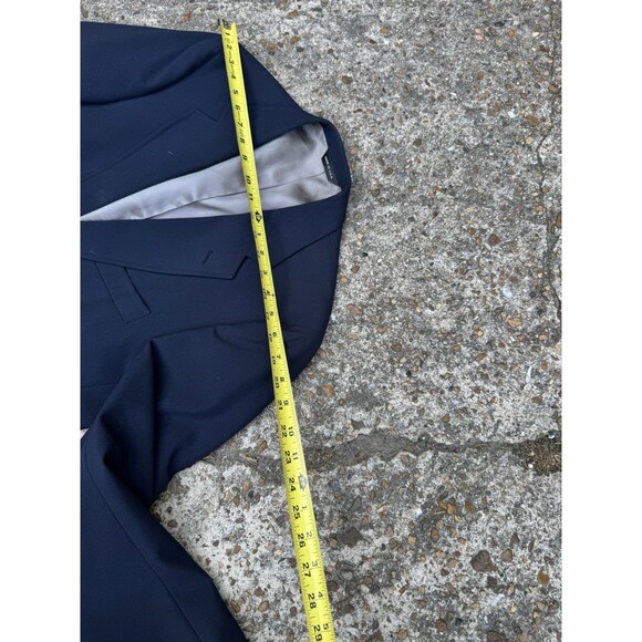 Polo University Club Ralph Lauren Navy Wool Blazer Gold Buttons 38 S Nice! - Picture 5 of 8